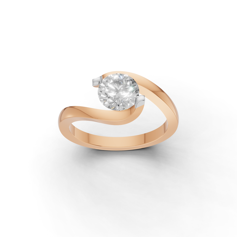 1.53 Carat Blue Topaz Solitaire